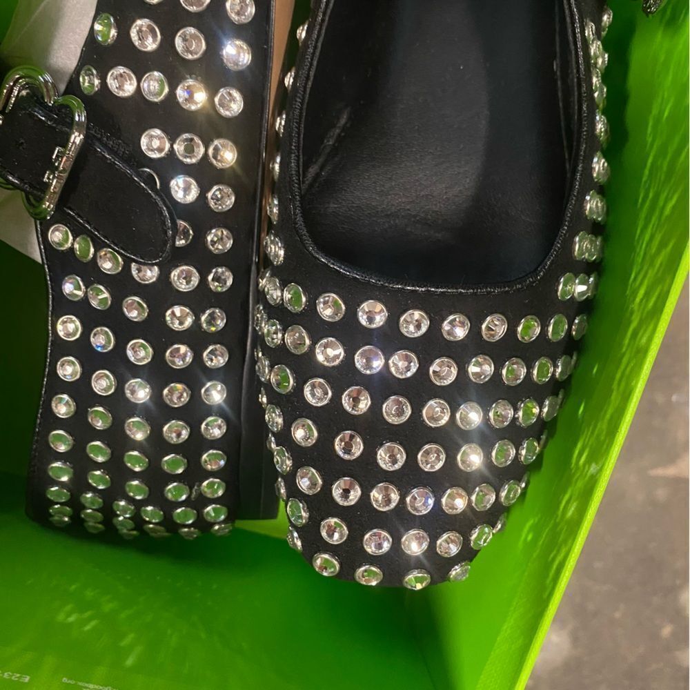 Sam Edelman Michaela Gem Flats Black
Crystal Stud Mary Jane’s shoes Revolve 6.5 - Picture 8 of 12